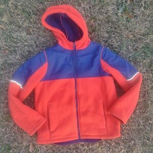 Lands' End Orange and Blue Women's Jacket